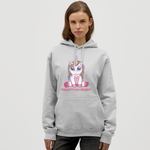 Unisex Hoodie - Freizeitparkverliebt - Hellgrau meliert