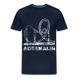 Männer Premium T-Shirt - Adrenalin - Navy