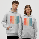 Unisex Hoodie - Coaster - Hellgrau meliert