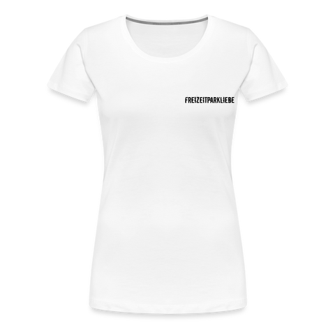 Frauen Premium T-Shirt - Freizeitparkliebe - Weiß