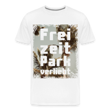 Männer Premium T-Shirt - Freizeitparkverliebt - Weiß