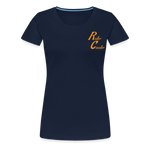 Frauen Premium T-Shirt - Roller Coaster - Navy