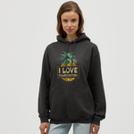 Unisex Hoodie - I love Rollercoasters - Anthrazit