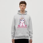 Unisex Hoodie - Freizeitparkverliebt - Hellgrau meliert
