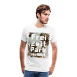 Männer Premium T-Shirt - Freizeitparkverliebt - Weiß