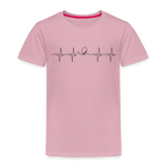 Kinder Premium T-Shirt - Heartbeat Coaster - Hellrosa