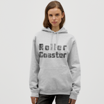 Unisex Hoodie - Rollercoaster - Hellgrau meliert