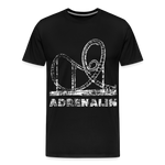 Männer Premium T-Shirt - Adrenalin - Schwarz