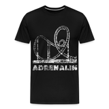 Männer Premium T-Shirt - Adrenalin - Schwarz