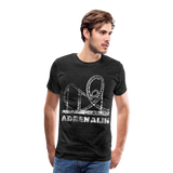 Männer Premium T-Shirt - Adrenalin - Anthrazit