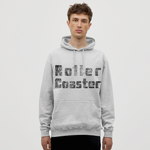 Unisex Hoodie - Rollercoaster - Hellgrau meliert