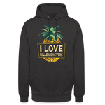 Unisex Hoodie - I love Rollercoasters - Anthrazit