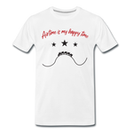 Männer Premium T-Shirt - Airtime is my happy time - Weiß