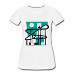 Frauen Premium T-Shirt - Achterbahn - Weiß