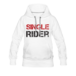Frauen Premium Hoodie - Single Rider - Weiß