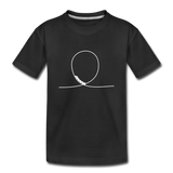 Kinder Premium T-Shirt - Looping - Schwarz