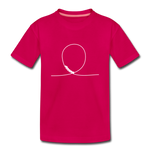 Kinder Premium T-Shirt - Looping - dunkles Pink