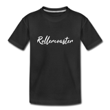 Kinder Premium T-Shirt - Rollercoaster - Schwarz