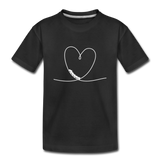 Kinder Premium T-Shirt - Coaster Love - Schwarz