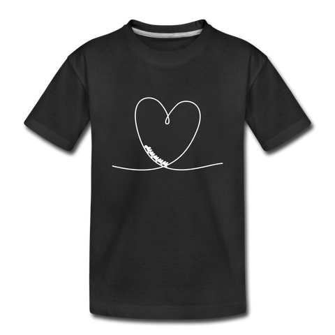 Kinder Premium T-Shirt - Coaster Love - Schwarz