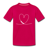 Kinder Premium T-Shirt - Coaster Love - dunkles Pink