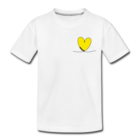 Kinder Premium T-Shirt - Coaster Love - Weiß