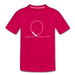 Teenager Premium T-Shirt - Looping - dunkles Pink