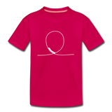 Teenager Premium T-Shirt - Looping - dunkles Pink