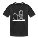 Teenager Premium T-Shirt - Achterbahn - Schwarz