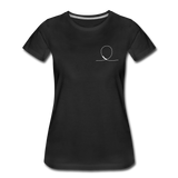 Frauen Premium T-Shirt - Looping - Schwarz