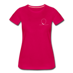 Frauen Premium T-Shirt - Looping - dunkles Pink