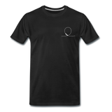 Männer Premium T-Shirt - Looping - Schwarz