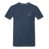 Männer Premium T-Shirt - Looping - Navy
