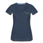 Frauen Premium T-Shirt - Hyper Coaster - Navy