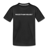 Teenager Premium T-Shirt - Freizeitparkverliebt - Schwarz