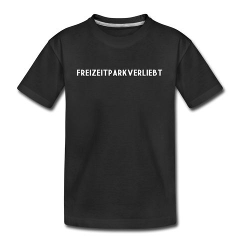Teenager Premium T-Shirt - Freizeitparkverliebt - Schwarz