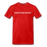 Männer Premium T-Shirt - FREIZEITPARKVERLIEBT - Rot
