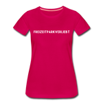 Frauen Premium T-Shirt - Freizeitparkverliebt - dunkles Pink