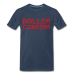 Männer Premium T-Shirt - Rollercoaster - Navy