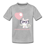 Kinder Premium T-Shirt - Freizeitparkverliebt - Grau meliert