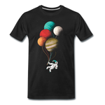 Männer Premium T-Shirt - Astronaut Balloons - Schwarz