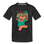 Kinder Premium T-Shirt - Amazing Teddy - Schwarz