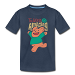 Kinder Premium T-Shirt - Amazing Teddy - Navy