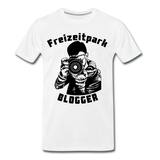 Männer Premium T-Shirt - Freizeitpark Blogger - Weiß