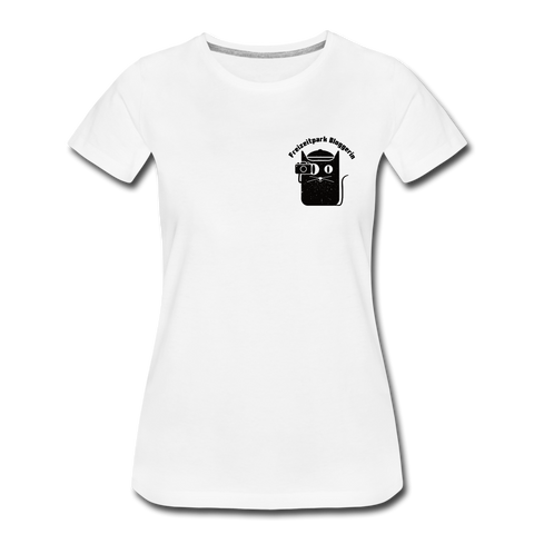 Frauen Premium T-Shirt - Freizeitpark Bloggerin - Weiß