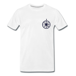 Männer Premium T-Shirt - Camera Menu - Weiß