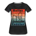 Frauen Premium T-Shirt - Rollercoaster - Schwarz