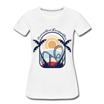 Frauen Premium T-Shirt - Summertime Themeparktime - Weiß