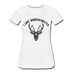 Frauen Premium T-Shirt - I love Woodencoaster - Weiß