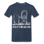 Männer Premium T-Shirt - Adrenalin - Navy
